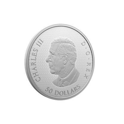 The Goldfinch and the Bloom 5 Oz Pure Silver Coin Canada 2025