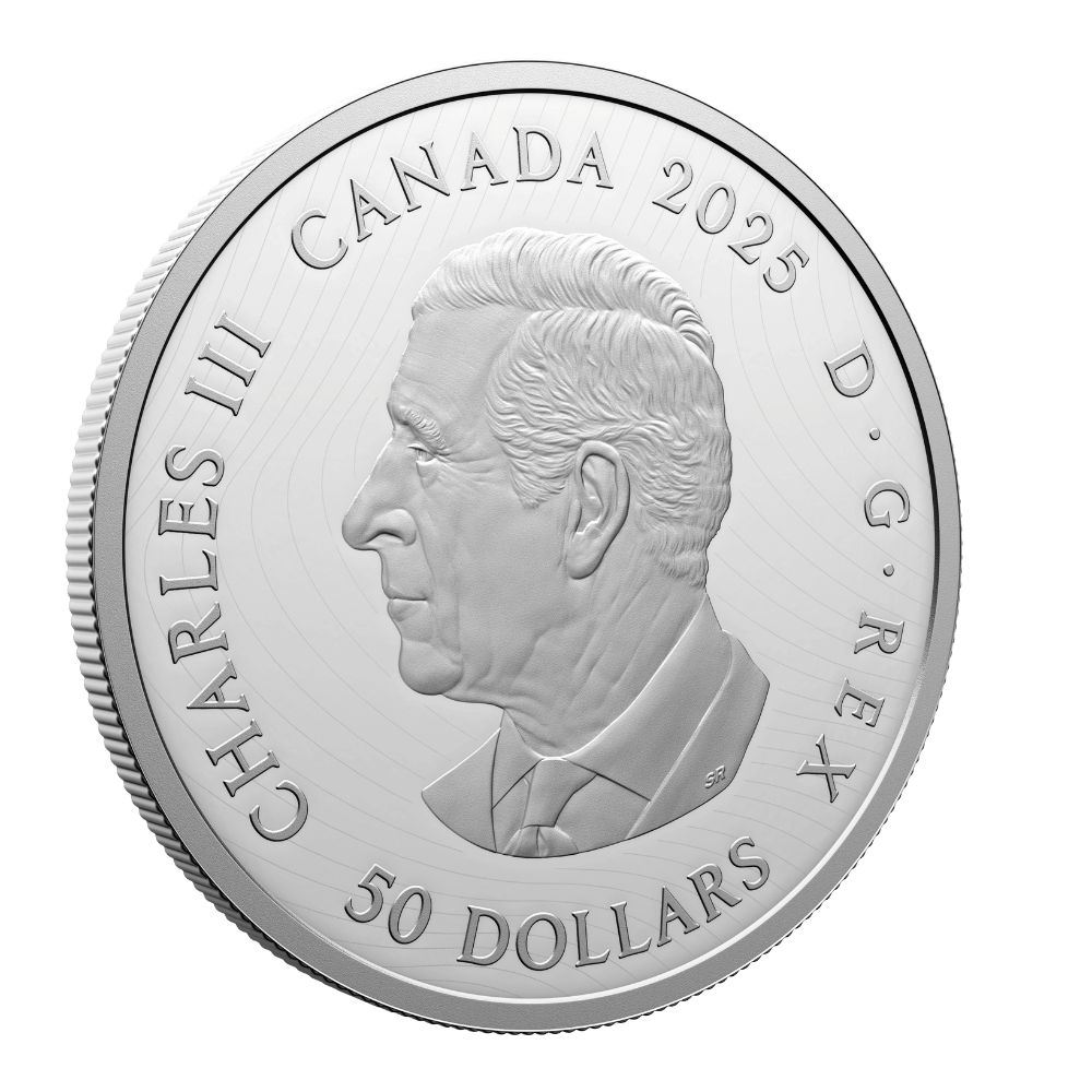Legacy of the Crown 5 Oz Fine Silver Coin Canada 2025 obverse Royal Canadian Mint