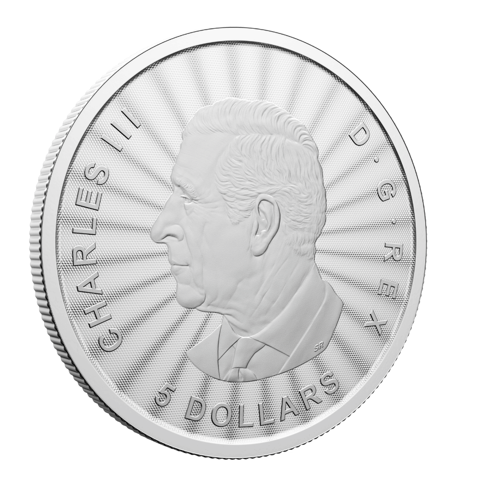 2025 The Majestic Polar Bear – 1 oz. 99.99% Pure Silver Coin (Premium Bullion) - obverse - Royal Canadian Mint