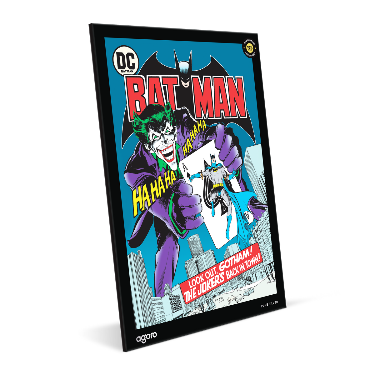 BATMAN™ #251 The Joker's Revenge! (1973) Silver Collectible Foil Agoro