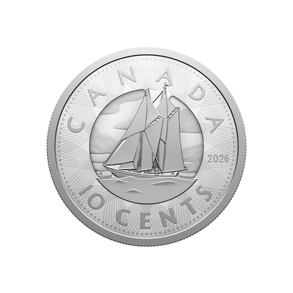 Multilayered Bluenose Fine Silver Coin Canada 2026 Royal Canadian Mint