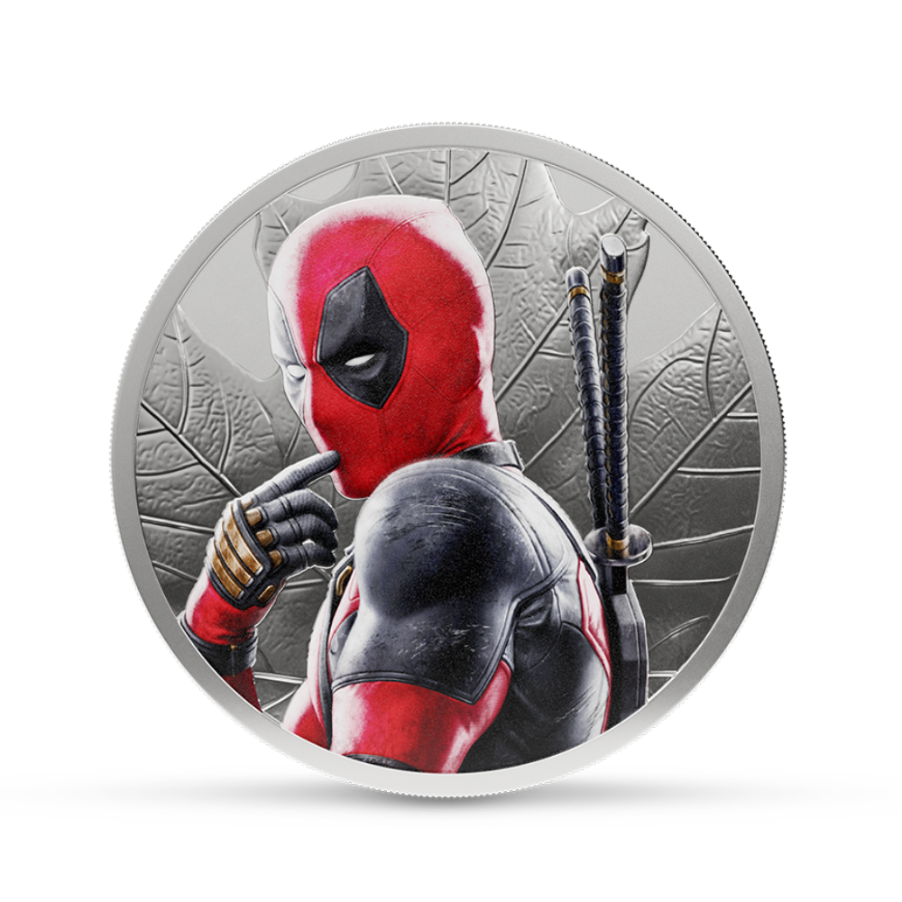 2026 1 Oz Fine Silver Collectible Deadpool Royal Canadian Mint x Agoro