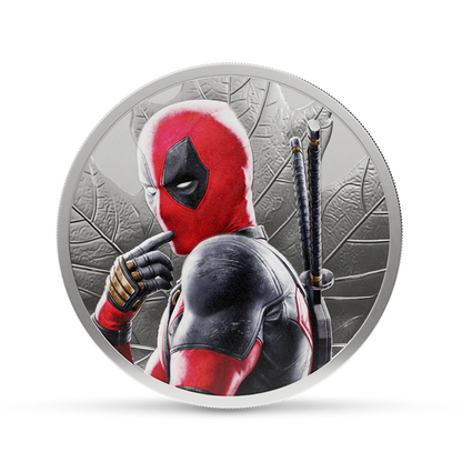 2026 1 Oz Fine Silver Collectible Deadpool Royal Canadian Mint x Agoro