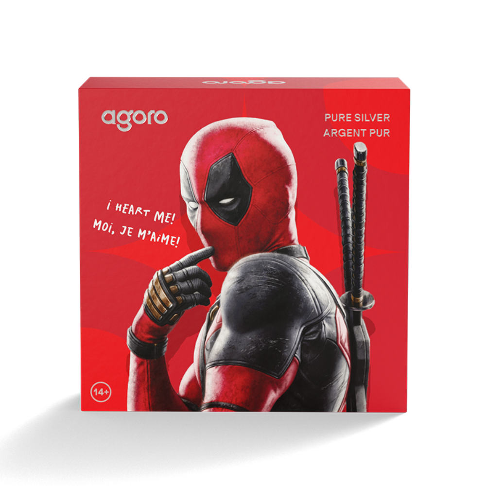 2026 1 Oz Fine Silver Collectible Deadpool Royal Canadian Mint x Agoro