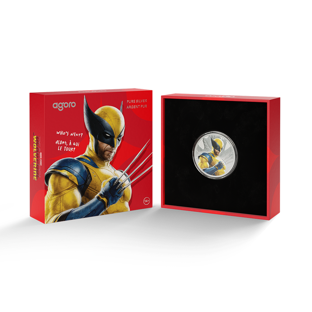2026 1 Oz Fine Silver Collectible Wolverine Royal Canadian Mint x Agoro