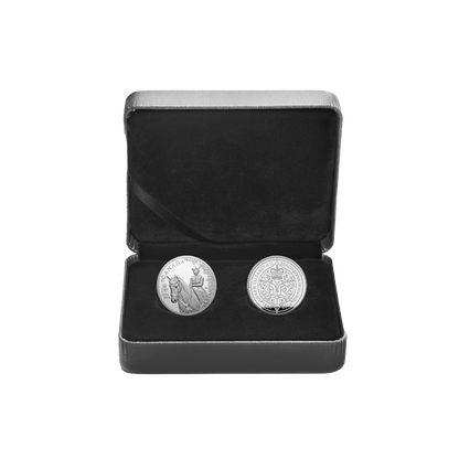 100th Anniversary of the Birth of Queen Elizabeth II Fine Silver Two-Coin Set Royal Canadian Mint