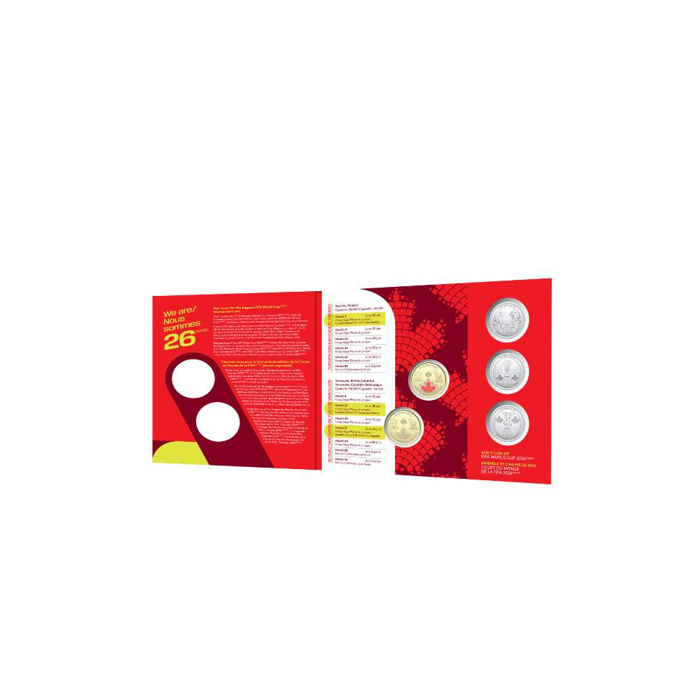 2026 Five-Coin Set – FIFA World Cup 2026ᵀᴹ