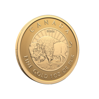 2026 Our Purest Bison 1 Oz 99.999% Pure Gold Coin (Premium Bullion) ROYAL CANADIAN MINT