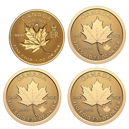 Pure Gold Fractional Set Commemorate the 100th Birthday of Queen Elizabeth II 2026