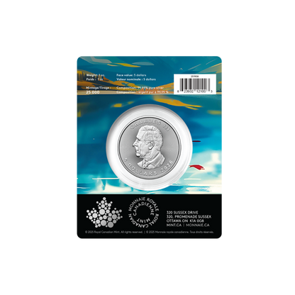 2026 Treasured Silver Maple Leaf: Celebration Privy Mark 1 Oz 99.99% Pure Silver Coin (Premium Bullion) Royal Canadian Mint