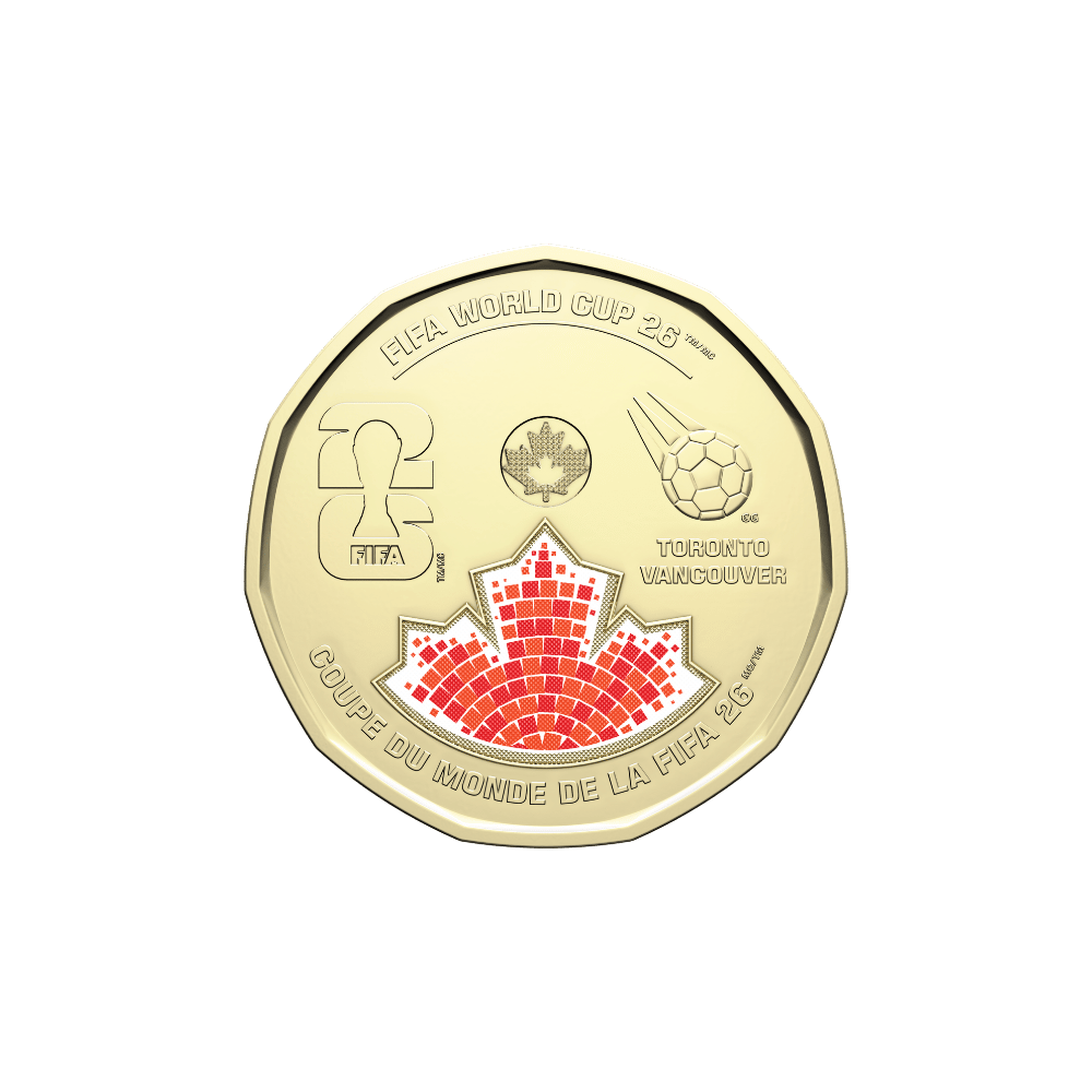 2026 $1 FIFA World Cup 2026ᵀᴹ Colourized Special Wrap Roll