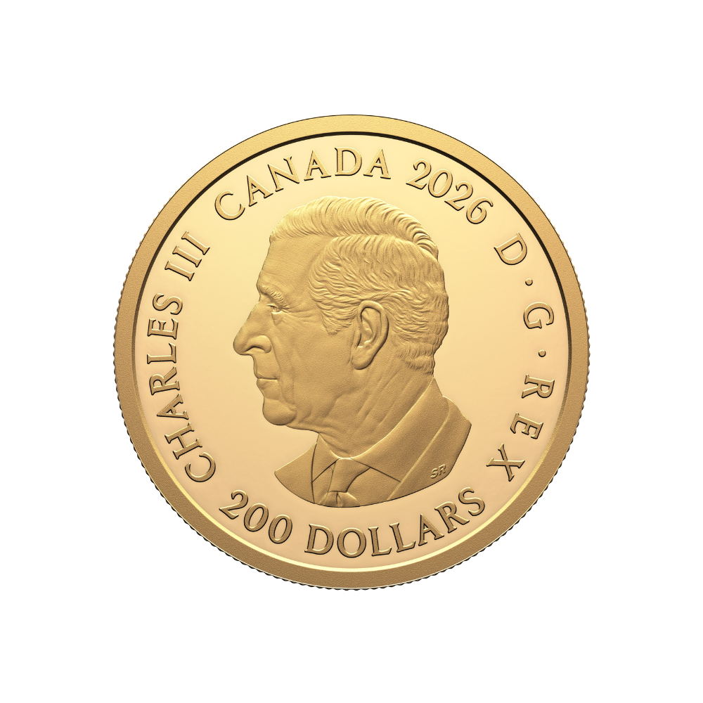 FIFA World Cup 2026ᵀᴹ We All Play Together 1 Oz Pure Gold Coin Canada 2026 Royal Canadian Mint