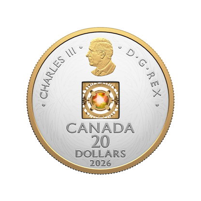 Dancing Ammolite: Elements of Nature Fire Fine Silver Coin Canada 2026 Royal Canadian Mint