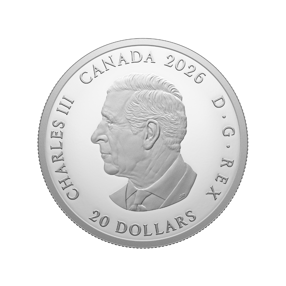 FIFA World Cup 2026ᵀᴹ We Are 26ᵀᴹ 1 Oz Fine Silver Coin Canada 2026 Royal Canadian Mint