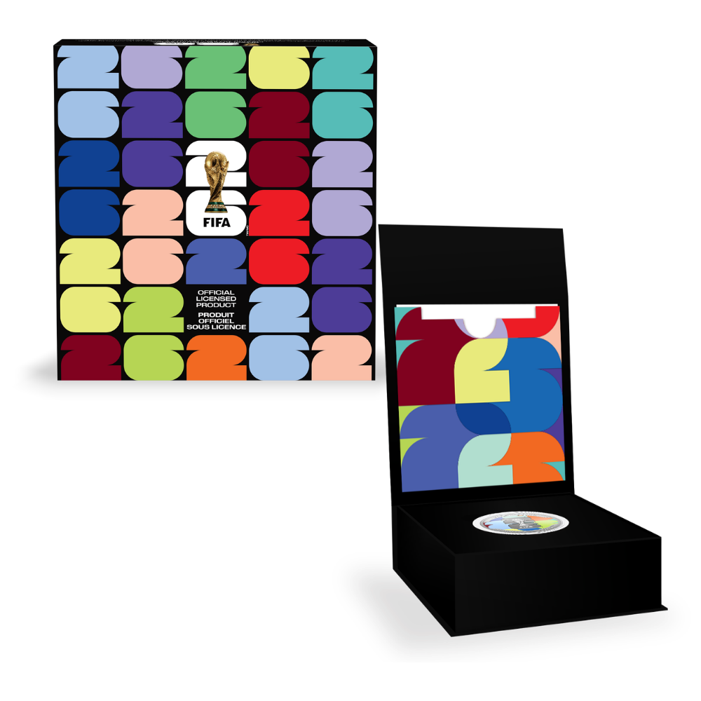 FIFA World Cup 2026ᵀᴹ We Are 26ᵀᴹ 1 Oz Fine Silver Coin Canada 2026 Royal Canadian Mint