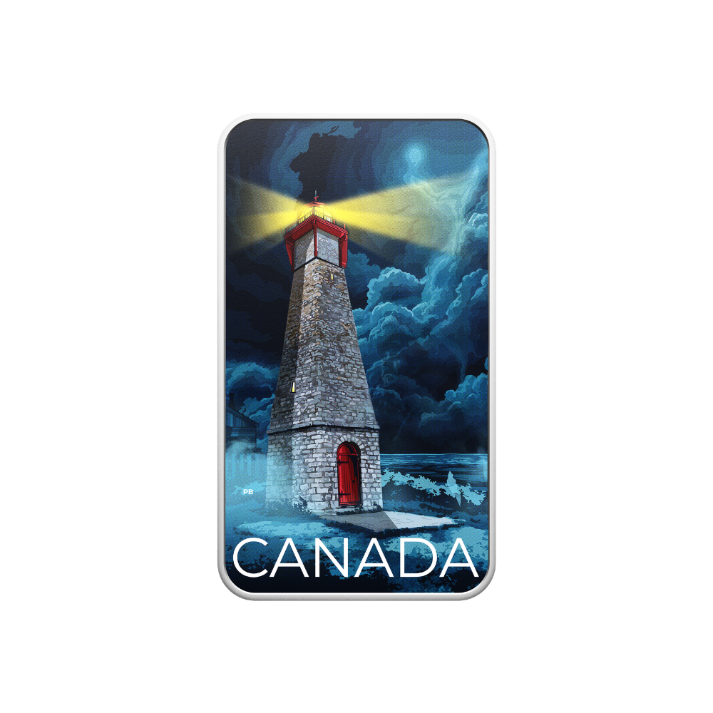 Haunted Canada: Gibraltar Point Lighthouse 1 Oz Fine Silver Coin Canada 2026 Royal Canadian Mint