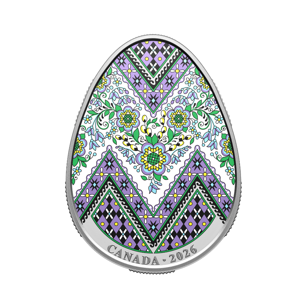 Pysanka Fine Silver Coin Canada 2026 Royal Canadian Mint