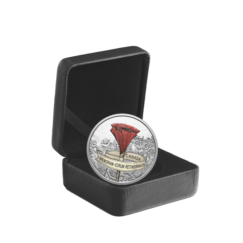 Remembrance Day 1 Oz Fine Silver Coin Canada 2026 Royal Canadian Mint
