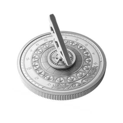 The Sundial 1 Oz Fine Silver Coin Canada 2026 Royal Canadian Mint