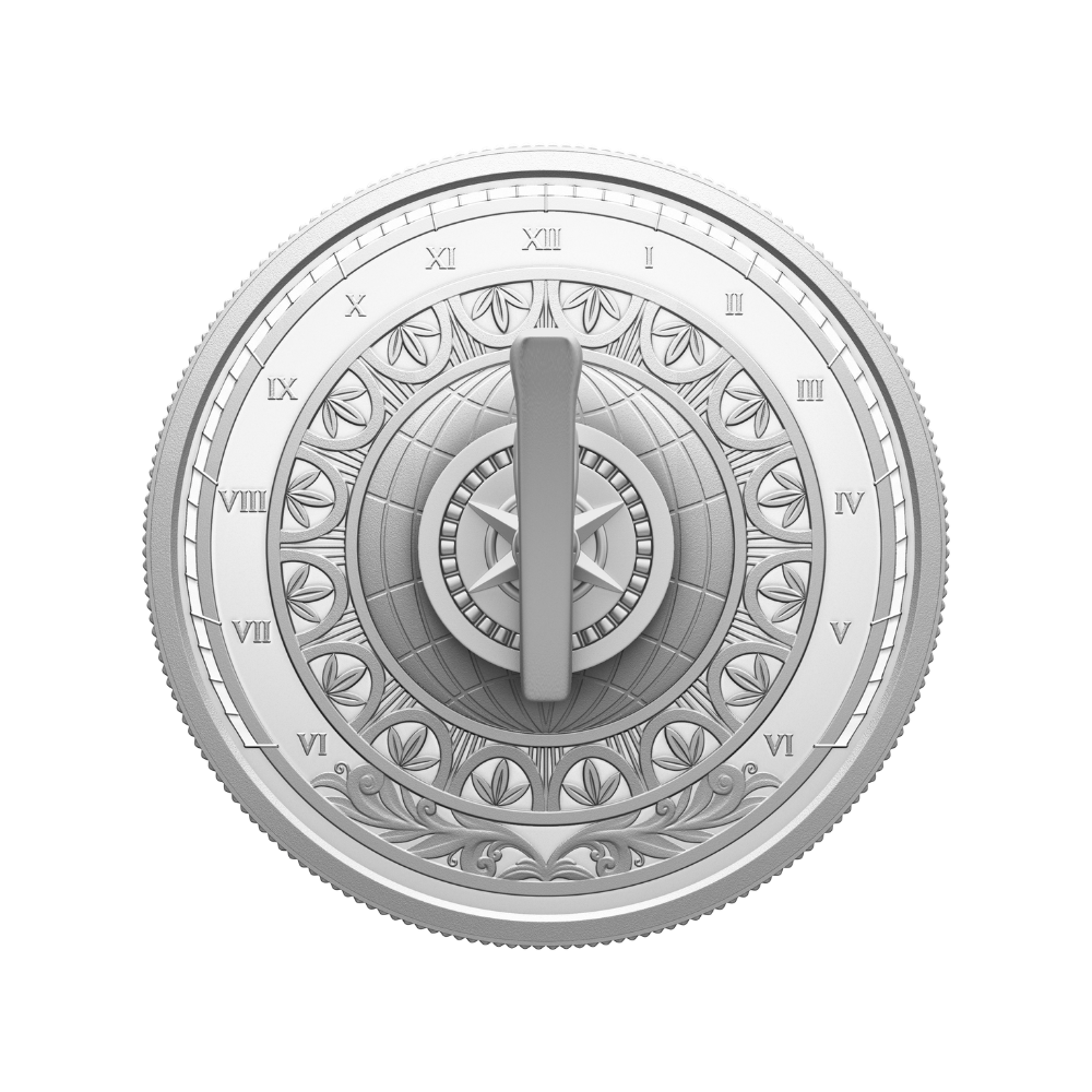 The Sundial 1 Oz Fine Silver Coin Canada 2026 Royal Canadian Mint