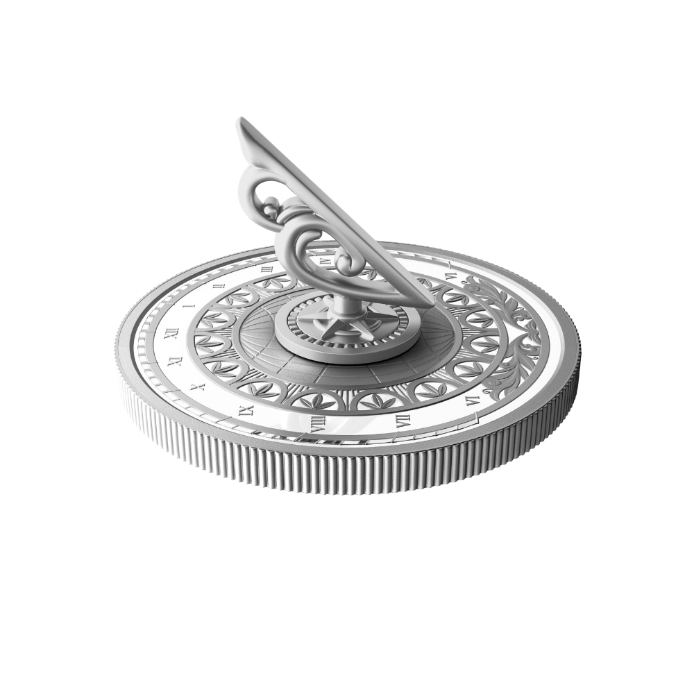 The Sundial 1 Oz Fine Silver Coin Canada 2026 Royal Canadian Mint