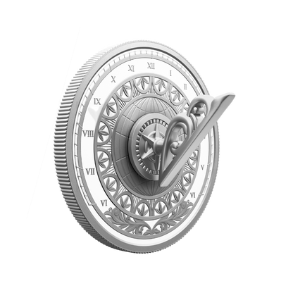 The Sundial 1 Oz Fine Silver Coin Canada 2026 Royal Canadian Mint