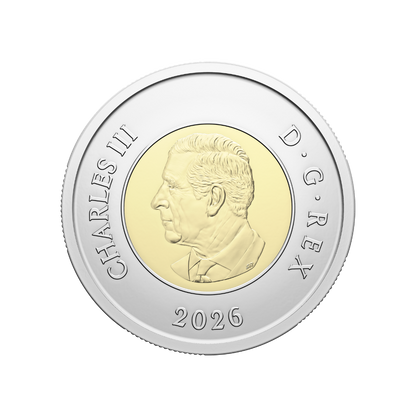 2026 $2 50th Anniversary of the CN Tower Non-colourized Special Wrap Roll