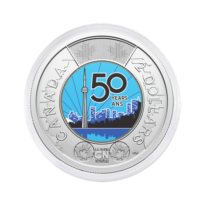 2026 $2 50th Anniversary of the CN Tower Special Wrap Roll Box Set Royal Canadian Mint