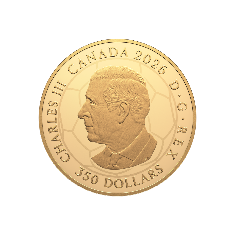 FIFA World Cup 2026ᵀᴹ Celebration 5 Oz Pure Gold Coin Canada 2026 - Royal Canadian Mint