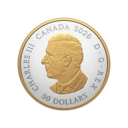 Heraldic Landscape: Animals of Canada 5 Oz Pure Silver Coin Canada 2026 Royal Canadian Mint
