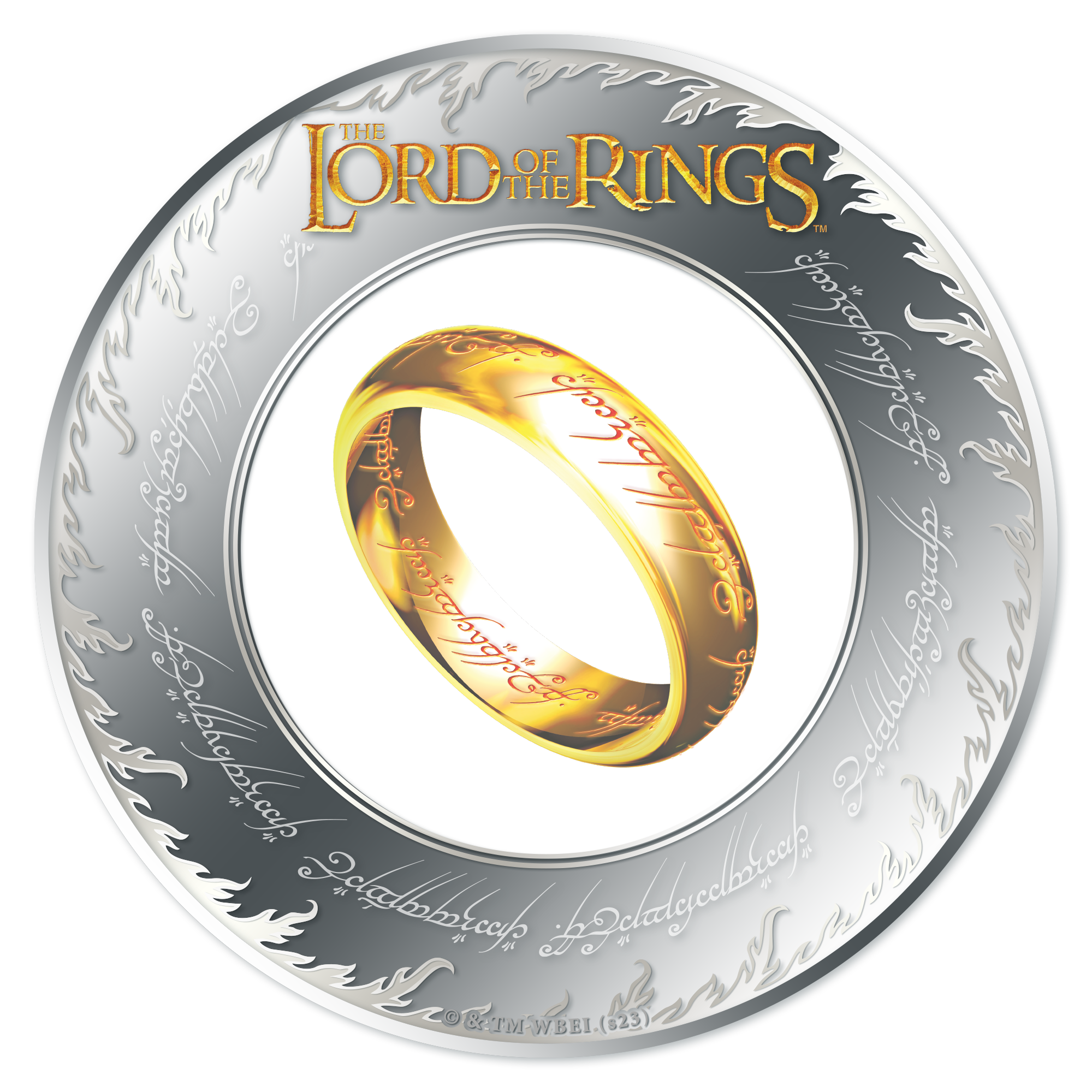 LORD OF THE RINGS 2 Oz Silver Coin $5 Samoa 2024