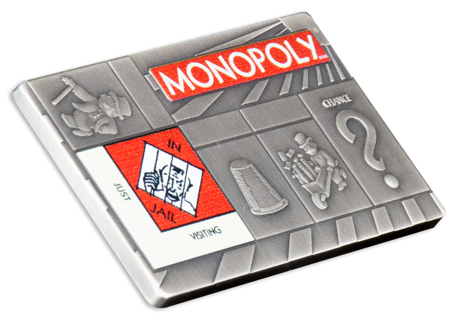 MONOPOLY Set 4 x 1 Oz Silver Coins $5 Samoa 2023