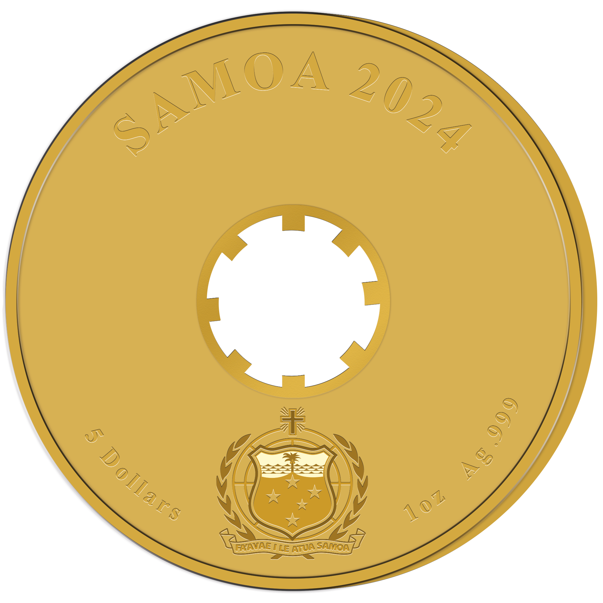 TRANSFORMERS Set 2 x 1 Oz Silver Coins $5 Samoa 2024