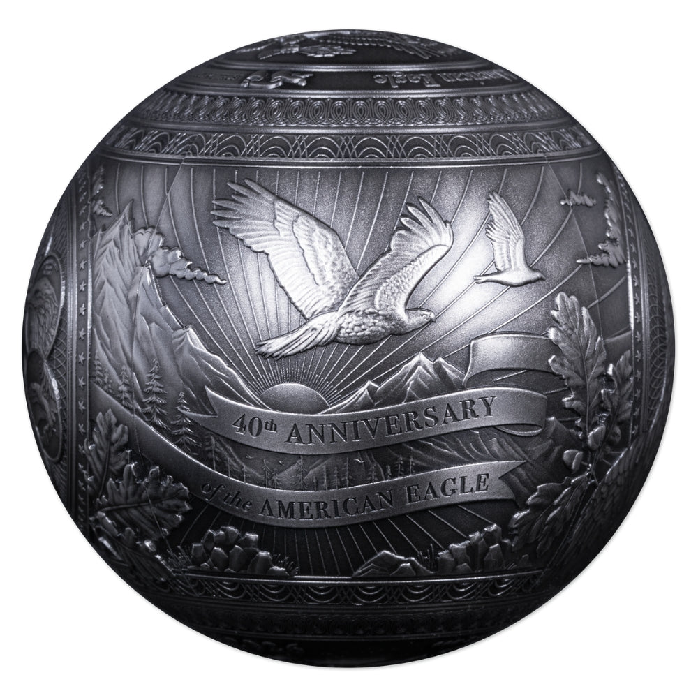 EAGLE Sphere 40th Anniversary 1 Kg Kilo Silver Coin 2026