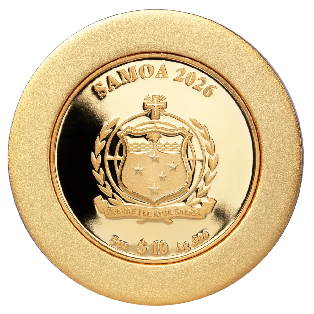 Queen Elizabeth II’s 100th birthday 3D Crown 5 Oz Silver Coin 2026