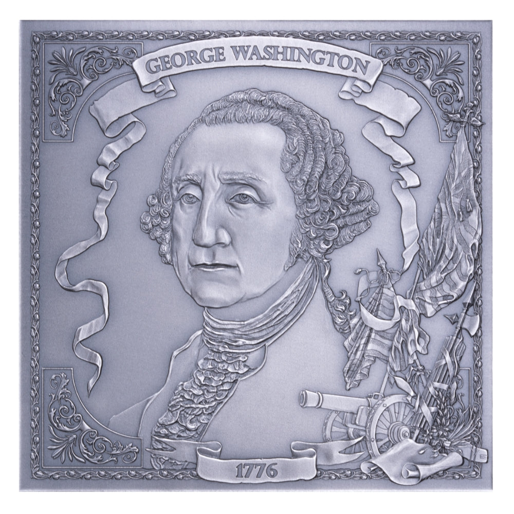 George Washington Cube 6 Oz Silver Coin 2026