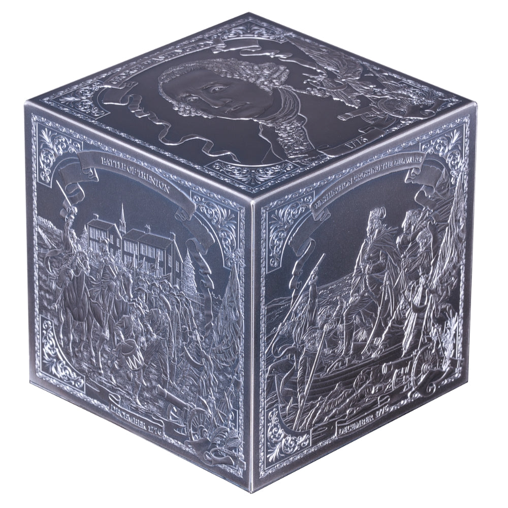 George Washington Cube 6 Oz Silver Coin 2026