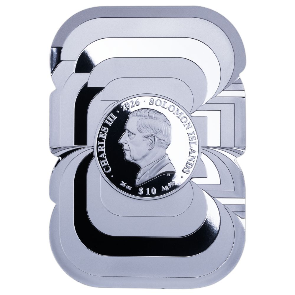 26 oz Silver 26 Shape Coin Trophy FIFA 2026
