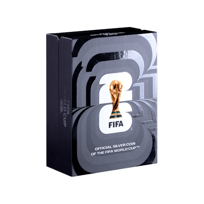 26 oz Silver 26 Shape Coin Trophy FIFA 2026