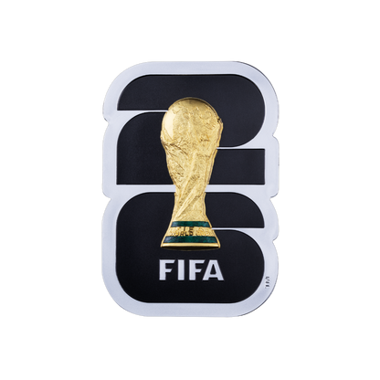 26 oz Silver 26 Shape Coin Trophy FIFA 2026