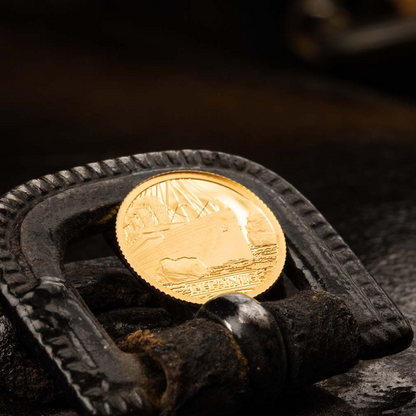 TITANIC Gold Coin $5 Cook Islands 2022