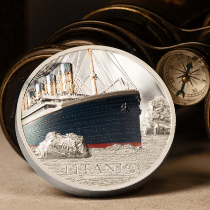 TITANIC 3 Oz Silver Coin $20 Cook Islands 2022