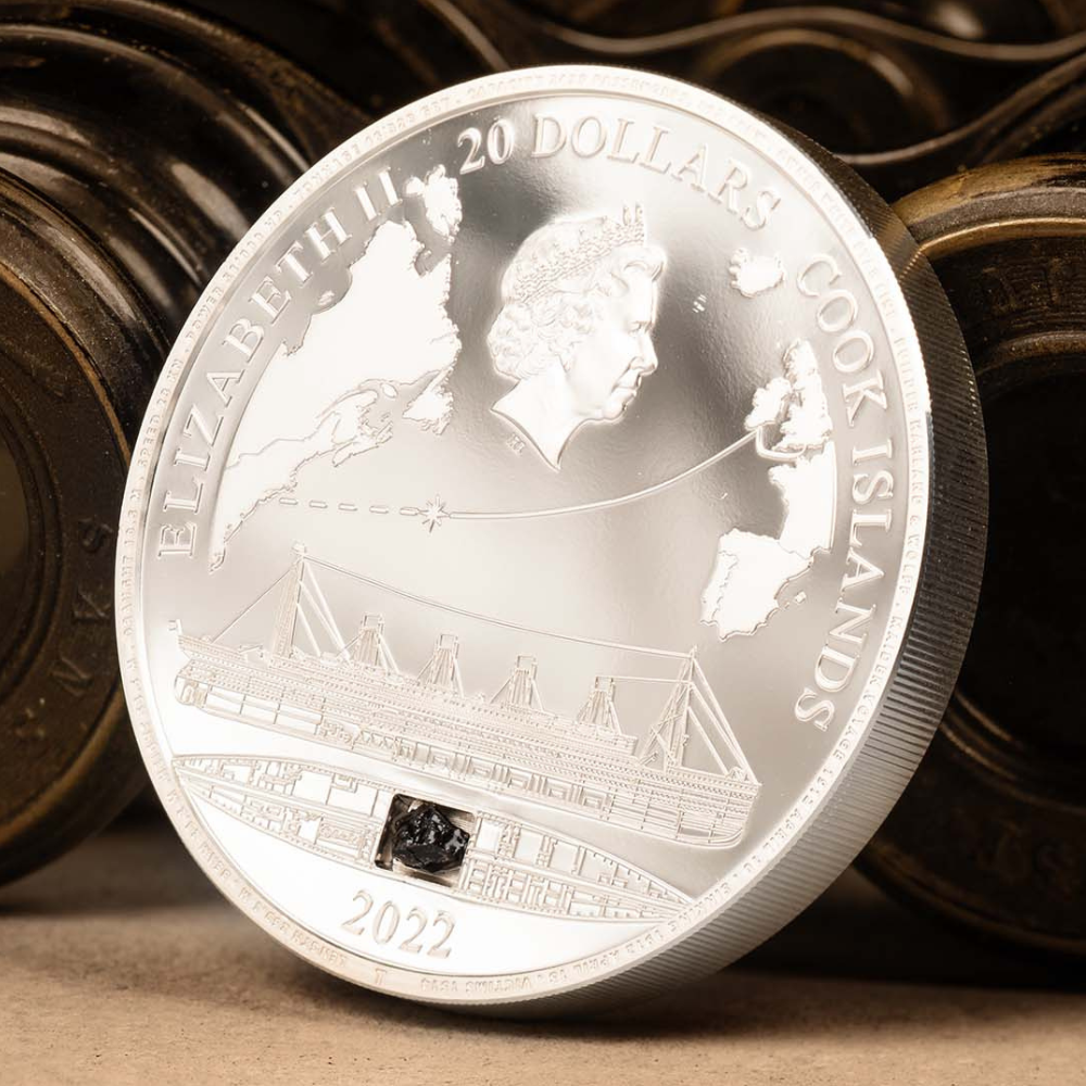 TITANIC 3 Oz Silver Coin $20 Cook Islands 2022