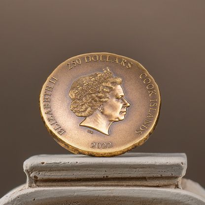 PEGASOS Numismatic Icons 1 Oz Gold Coin $250 Cook Islands 2022