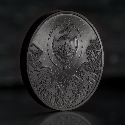PYTHON Hunters By Night 2 Oz Silver Coin $10 Palau 2022