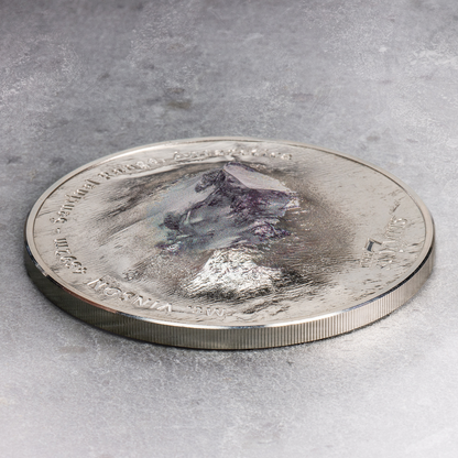 MT VINSON 7 Summits 5 Oz Silver Coin $25 Cook Islands 2022