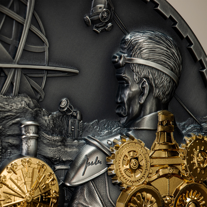 JET PACK Steampunk 1 Kg Kilo Edition Silver Coin $100 Cook Islands 2023