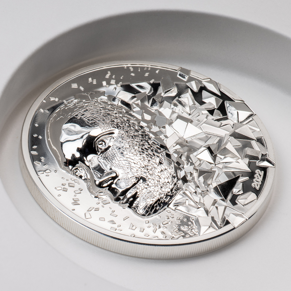 SILVER BURST 3 Oz Silver Coin $20 Cook Islands 2022