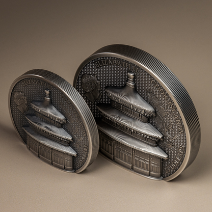 TEMPLE OF HEAVEN Beijing 2 Oz Silver Coin $10 Cook Islands 2023