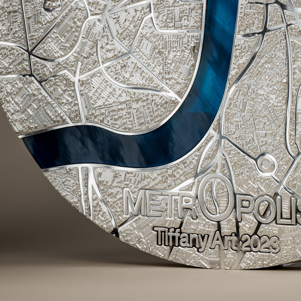 LONDON Tiffany Art Metropolis 1 Kg Kilo Silver Coin $50 Palau 2023